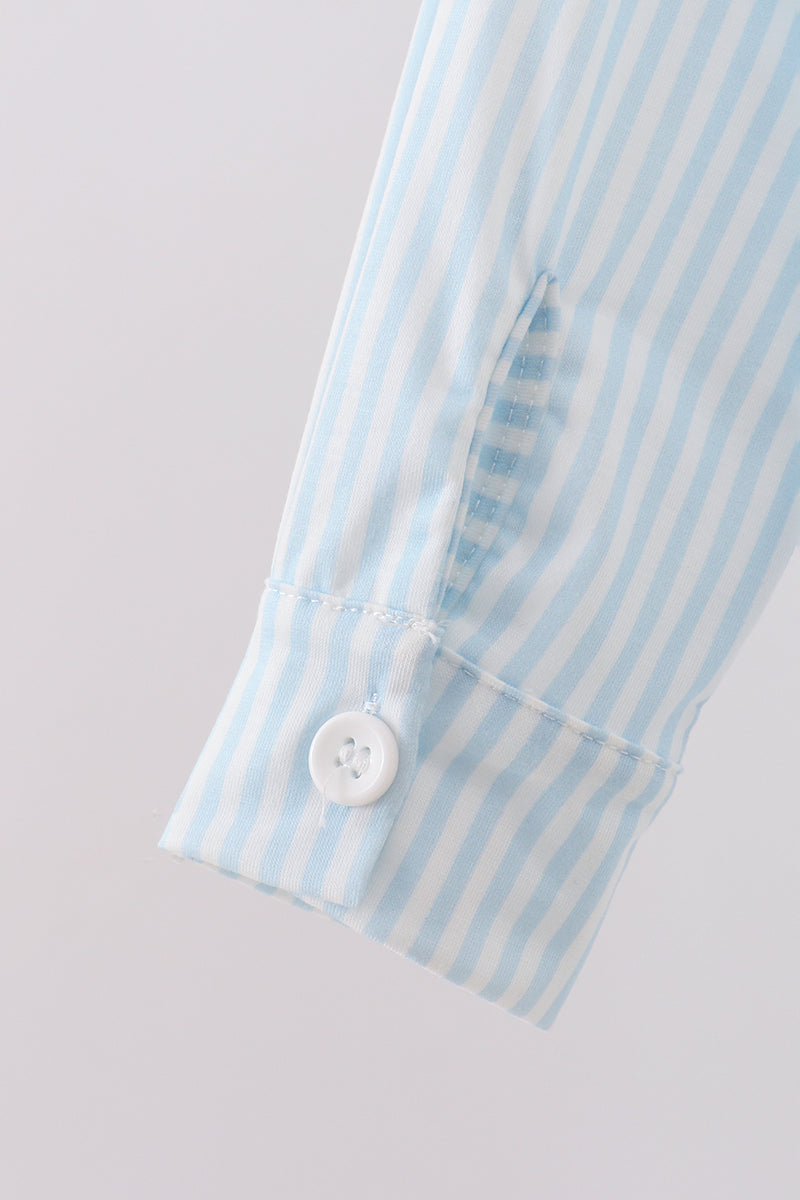 Christmas t reen embroidered long sleeve shirt