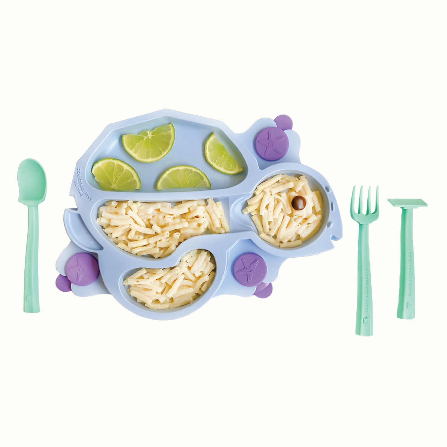 Turtle Training Plate and Utensils