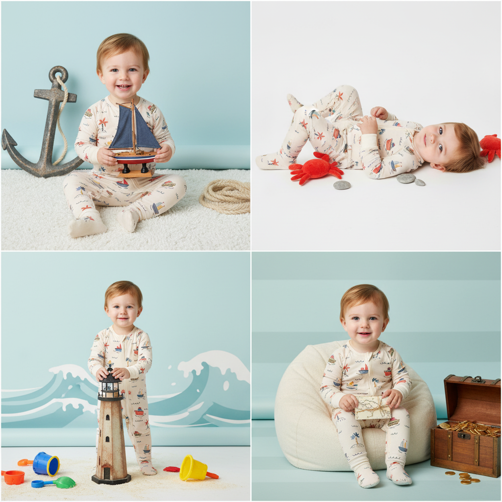 Sail away zippie pajama