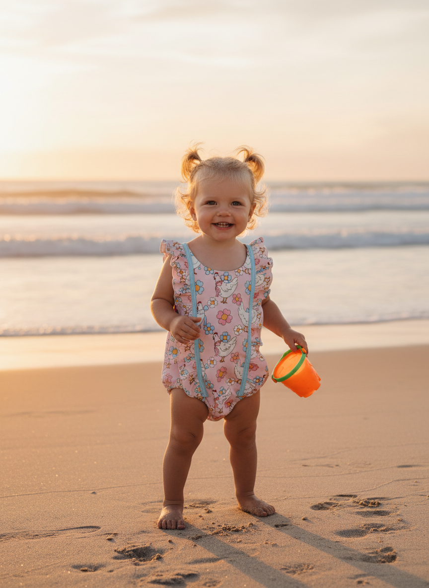 Chick Ruffle Swimsuit