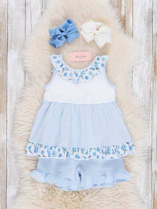 Cornflower Cottage Ruffle Outfit