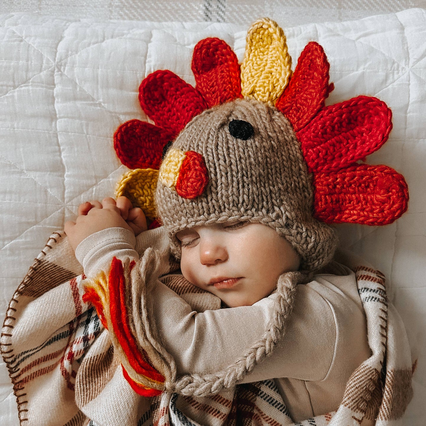 Turkey Earflap Beanie Hat Baby & Kids