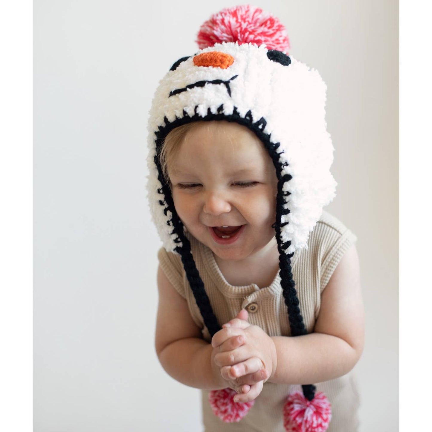 Snowman Beanie Hat Baby & Kids