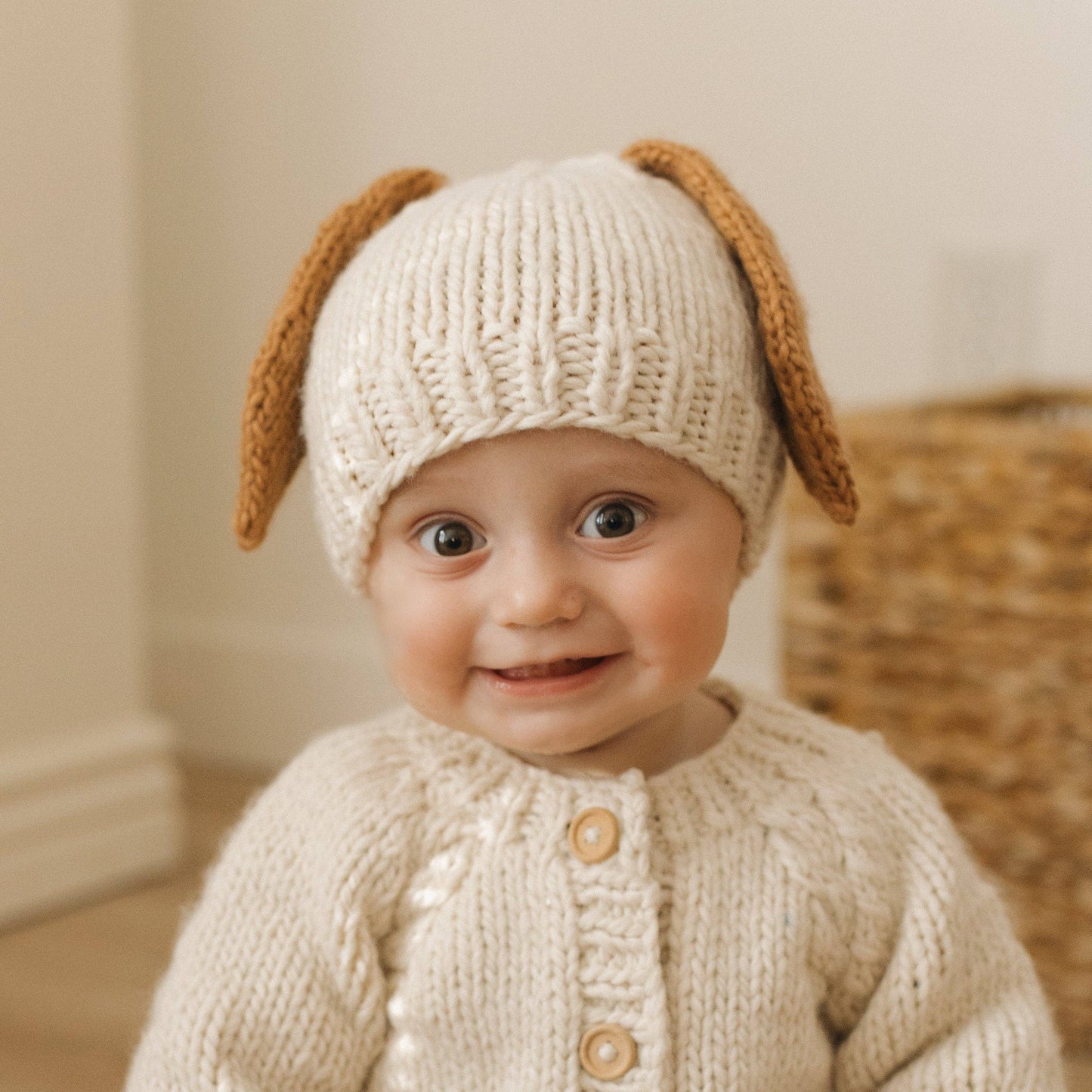 Puppy Dog Beanie Hat for Baby & Kids