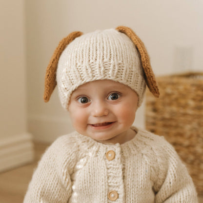 Puppy Dog Beanie Hat for Baby & Kids