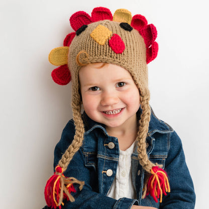 Turkey Earflap Beanie Hat Baby & Kids