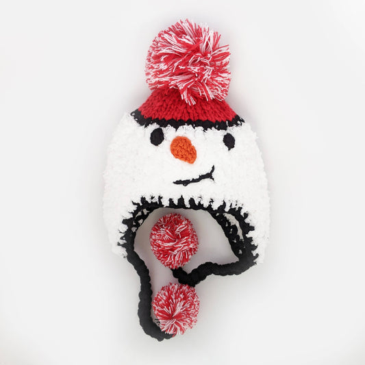Snowman Beanie Hat Baby & Kids