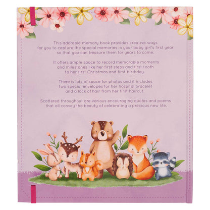 Baby Memory Book for Girls