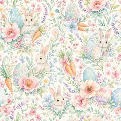 Floral and stripe bunny romper