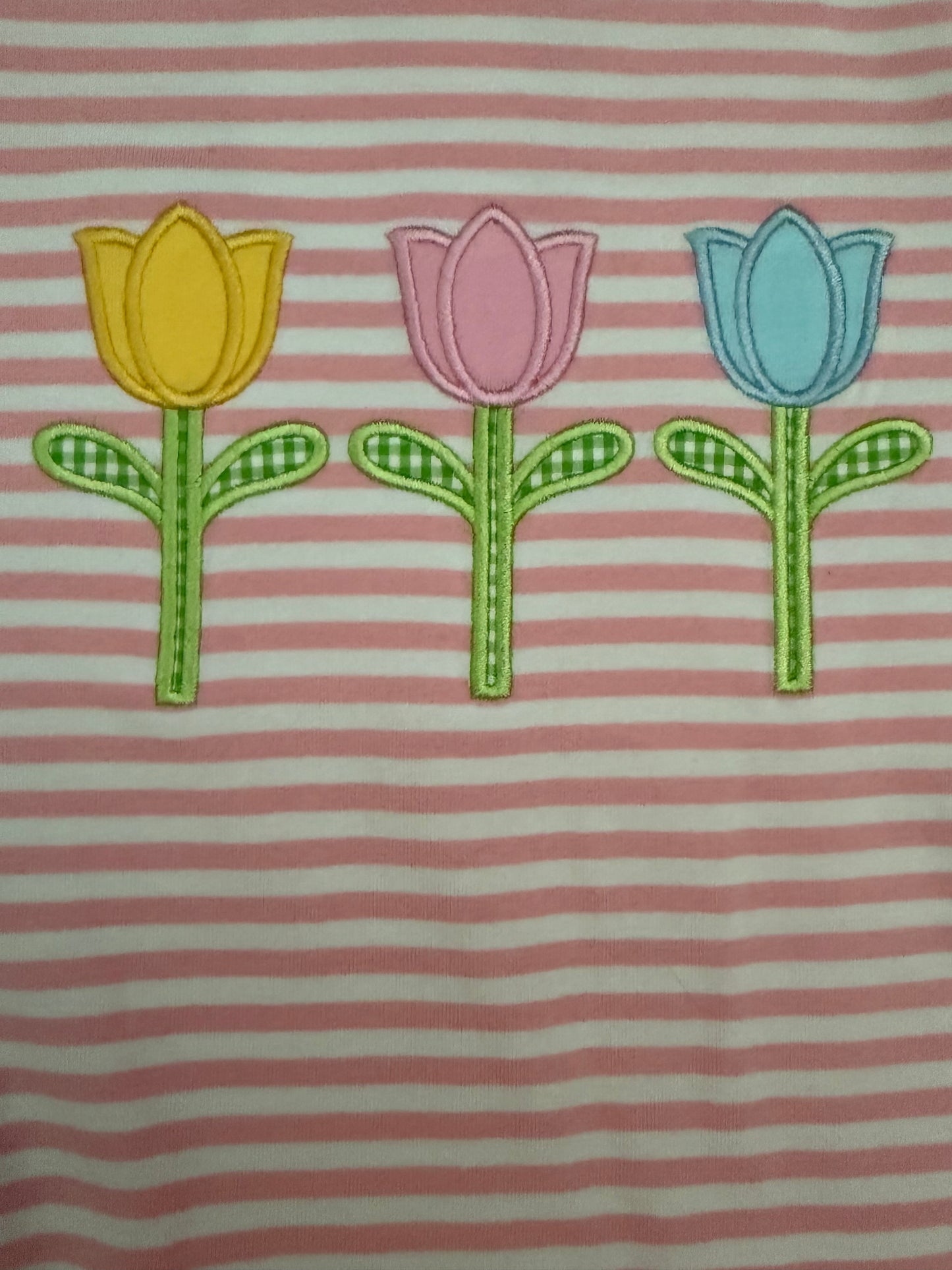 Spring tulip scalloped leg short set