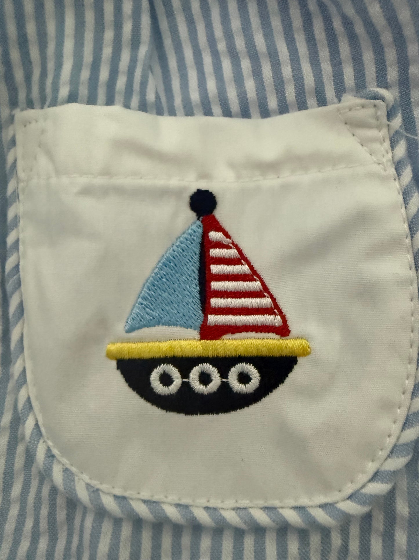 Sail away seersucker dress