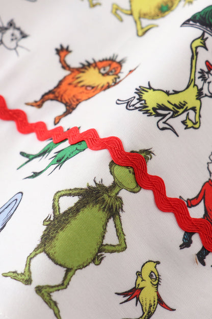 Dr.Seuss embroidery dress