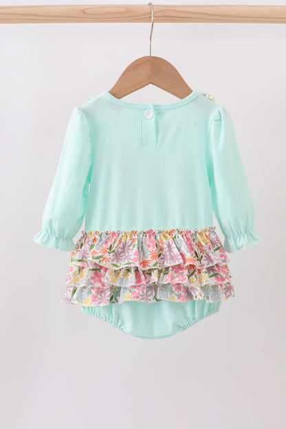 Bubble bow romper