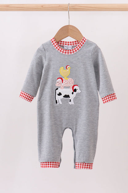 Farm animal romper
