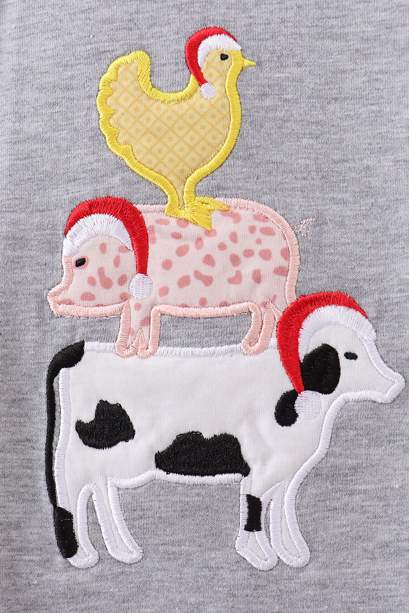 Farm animal romper