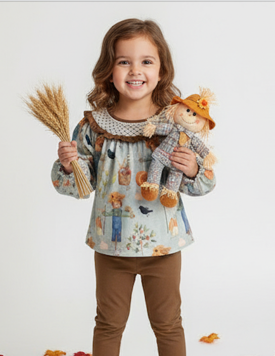 Scarecrow with legging pant set