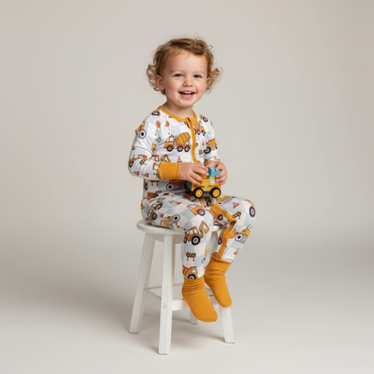 Bamboo zippie construction theme