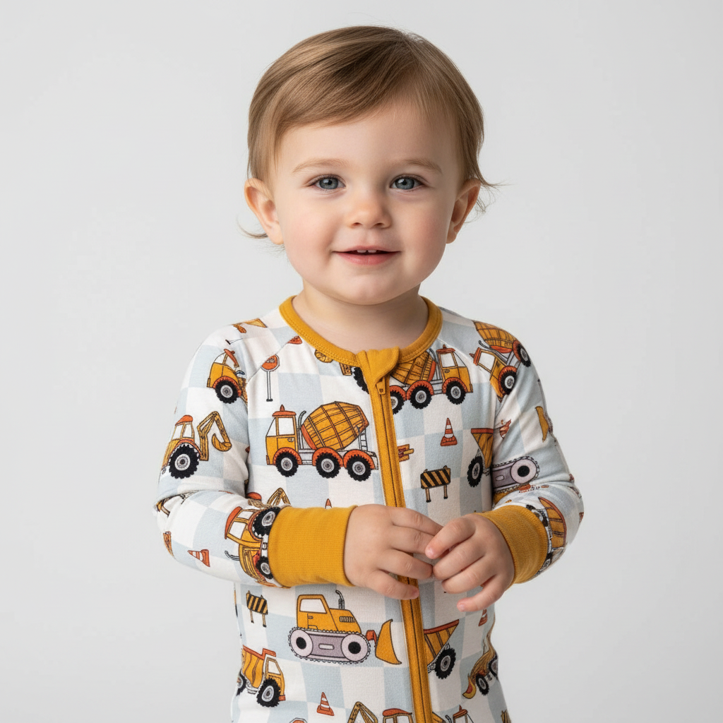 Bamboo zippie construction theme