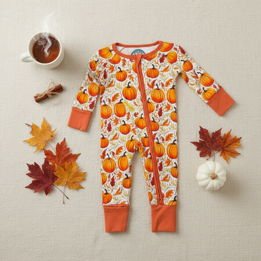 Pumpkin patch bamboo zippie