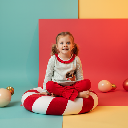 Reindeer ruffles Christmas set