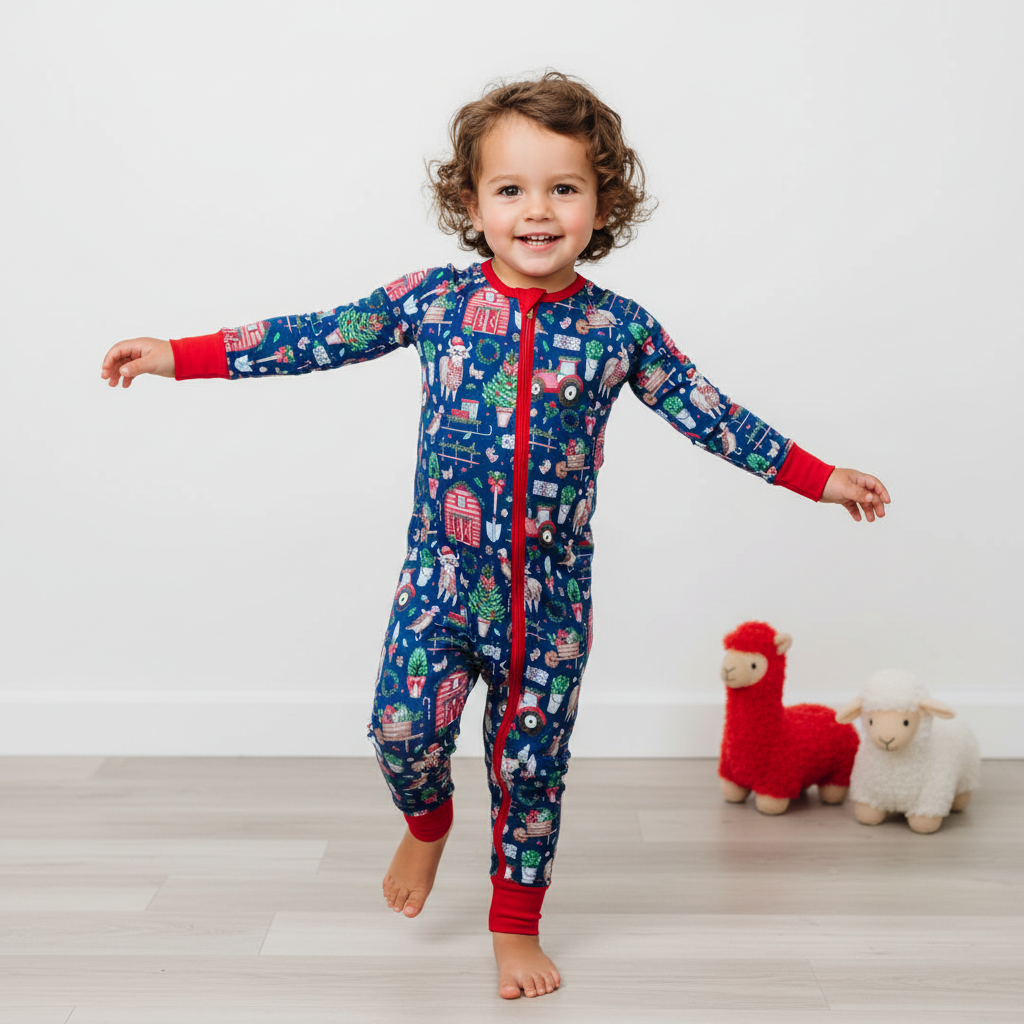 Christmas farm zippie