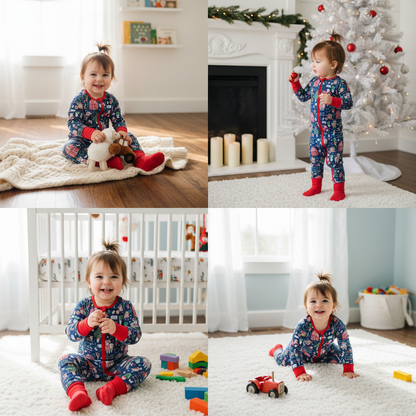 Christmas farm zippie