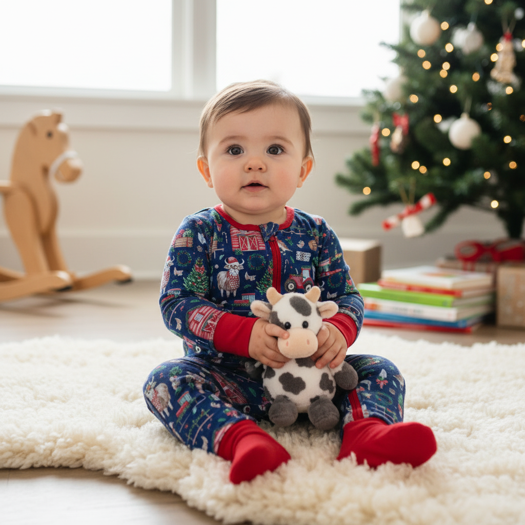 Christmas farm zippie