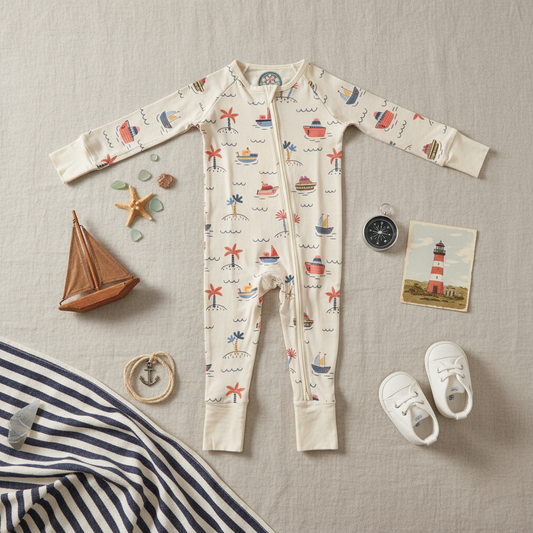 Sail away zippie pajama