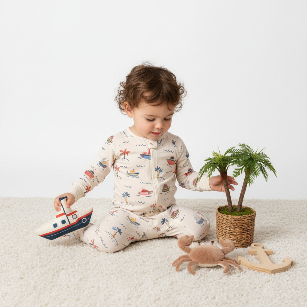 Sail away zippie pajama