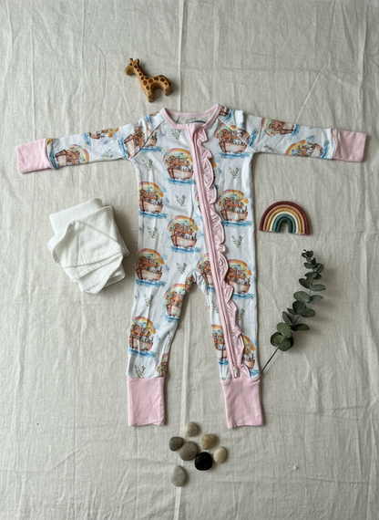 Noah's ark ruffle Zippie