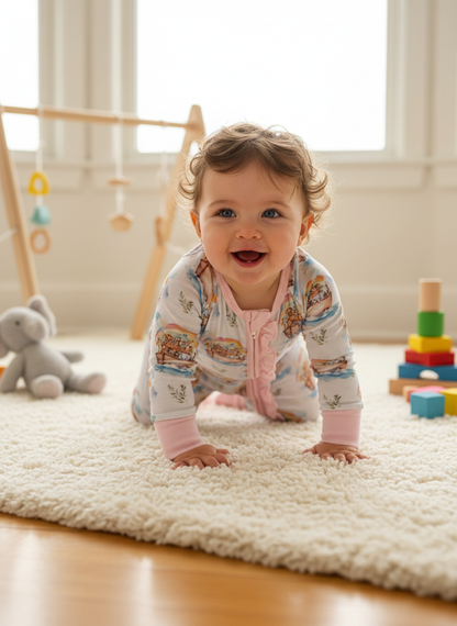 Noah's ark ruffle Zippie