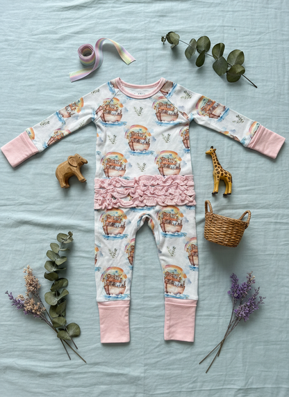 Noah's ark ruffle Zippie