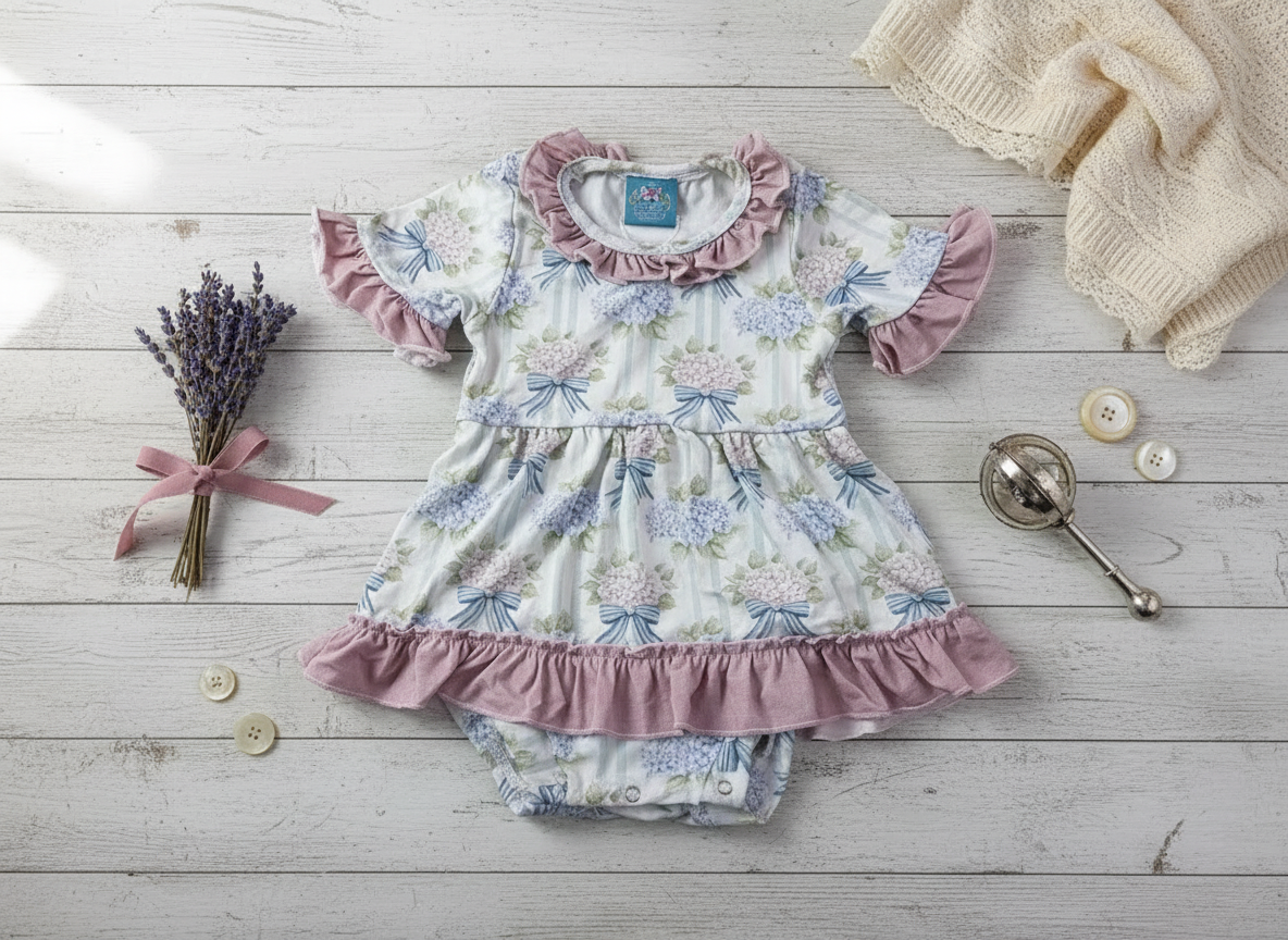 Bamboo hydrangea romper