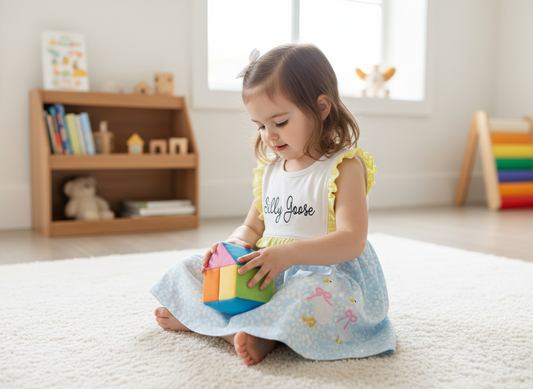 Sill goose cotton dress