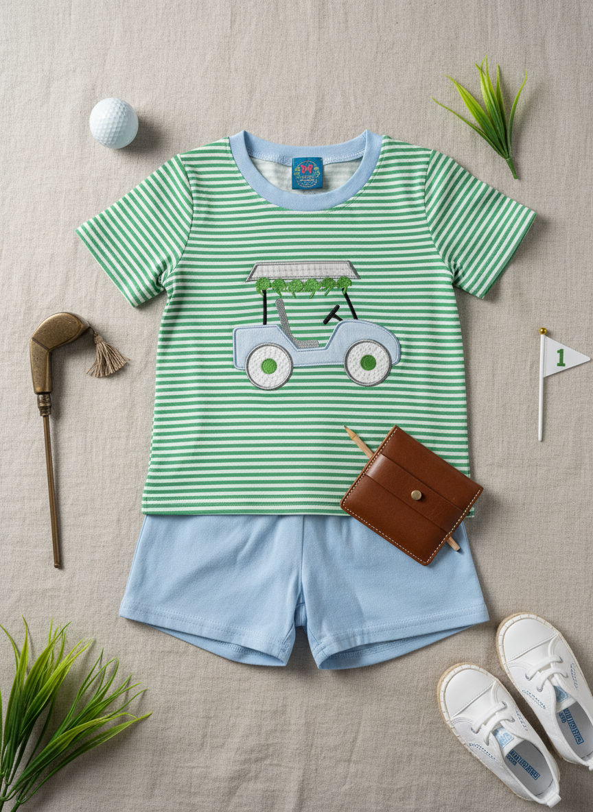 Shamrock Gold short set