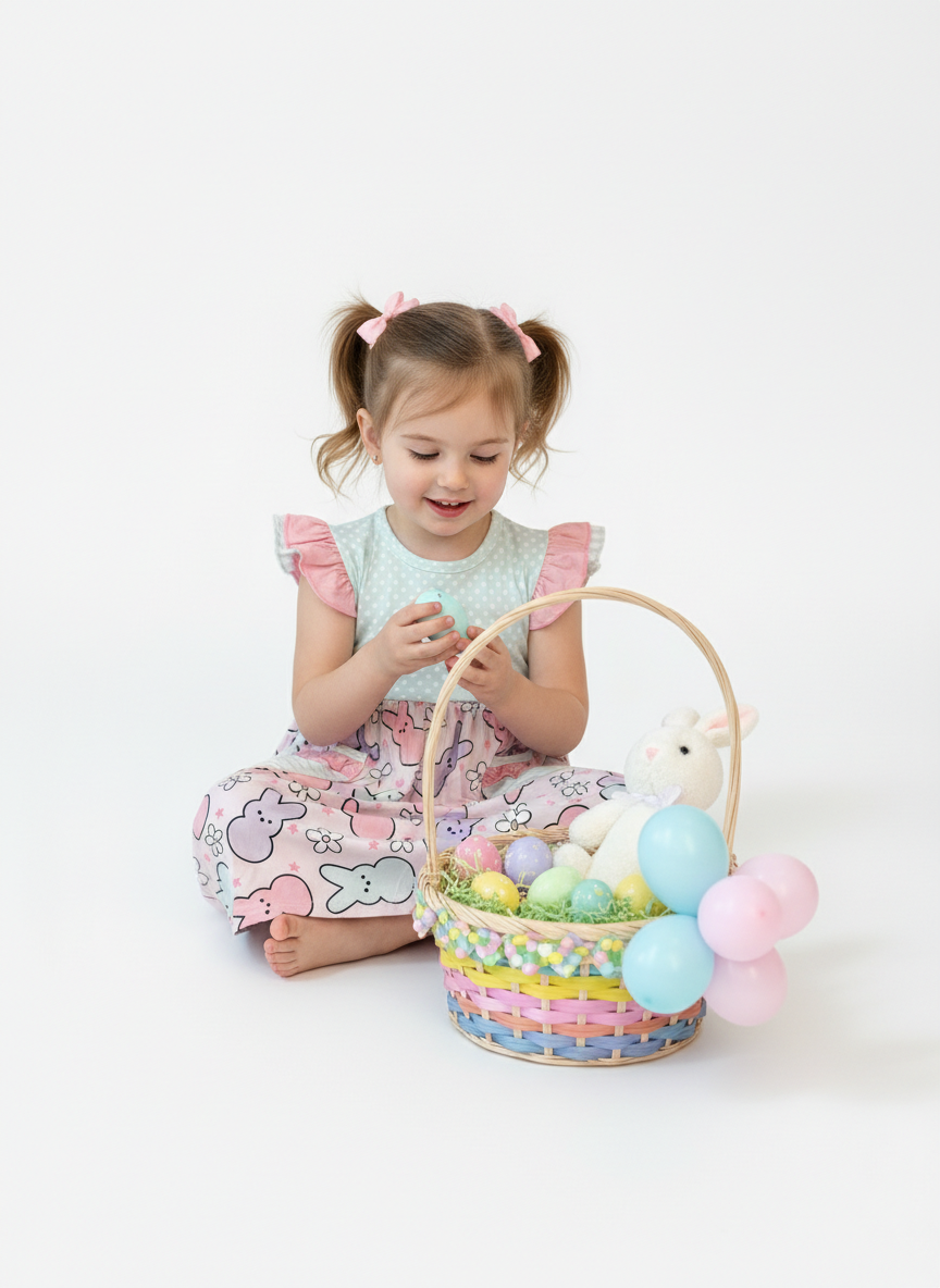 Bunny blossoms flutter dress