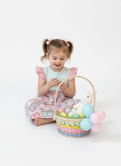 Bunny blossoms flutter dress