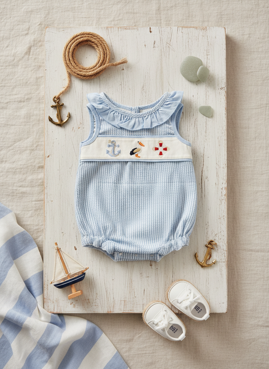 Seaside Bubble Romper
