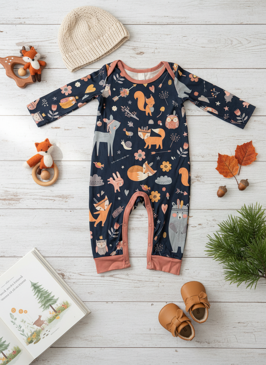 Tribal Friends Pete and Lucy Romper
