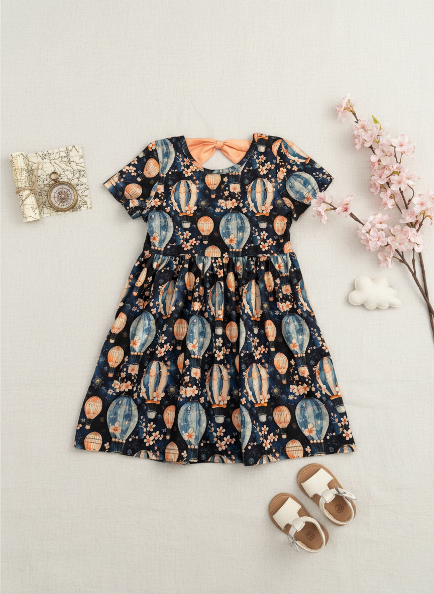 Pete and Lucy Hot Air Balloon dress