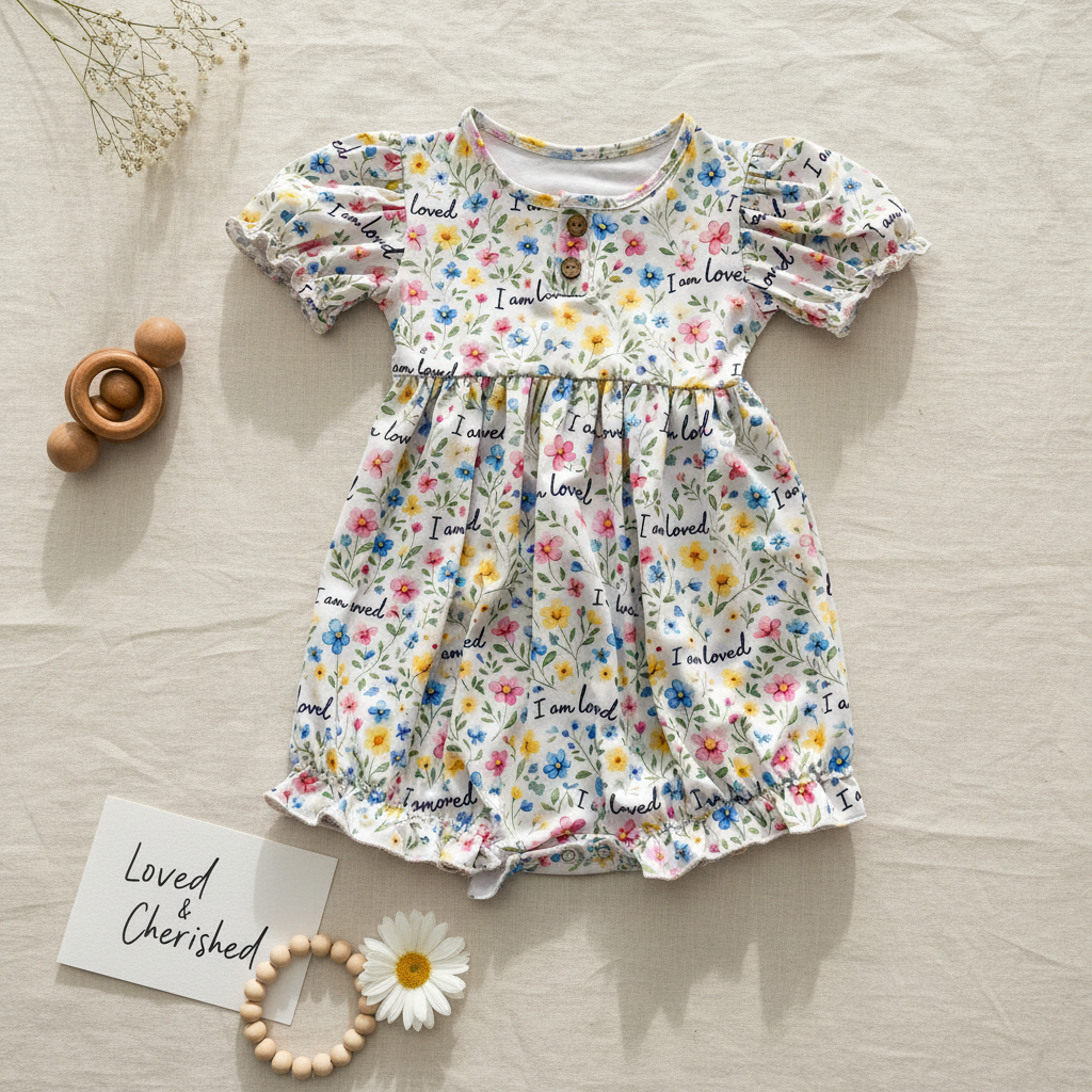 I am loved romper (ship date ETA 4/7/26)
