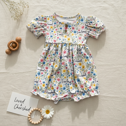 I am loved romper (ship date ETA 4/7/26)
