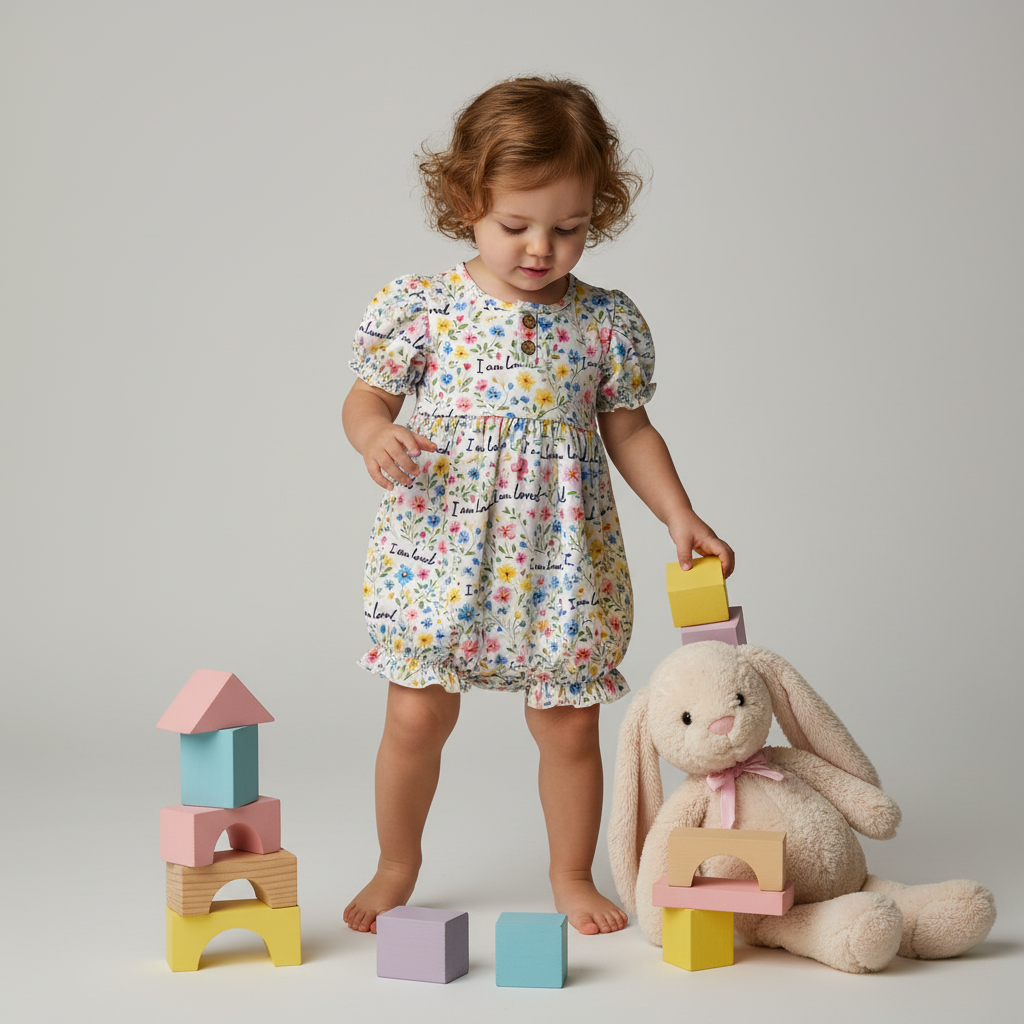 I am loved romper (ship date ETA 4/7/26)