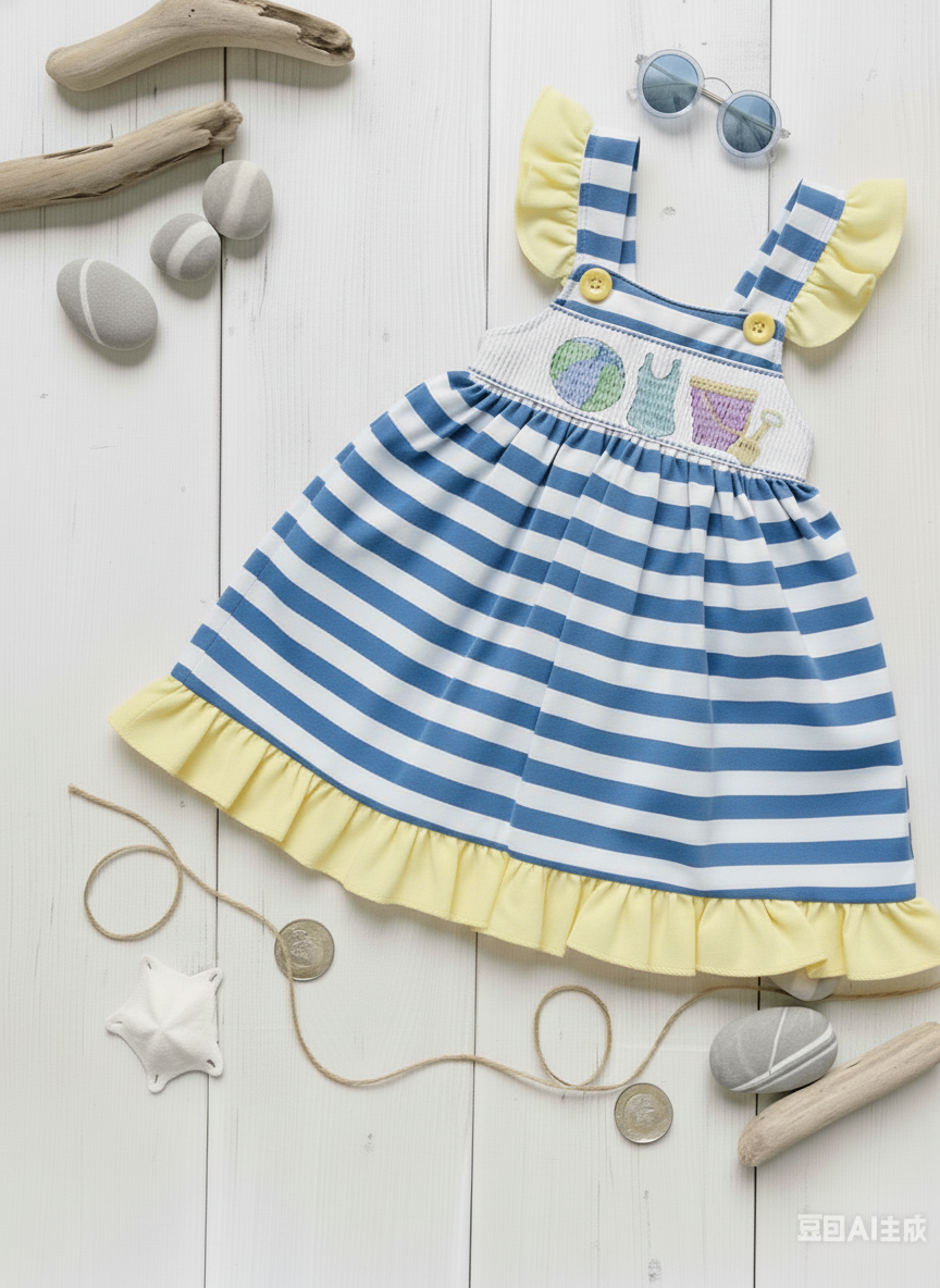 Beach ball seaside dress