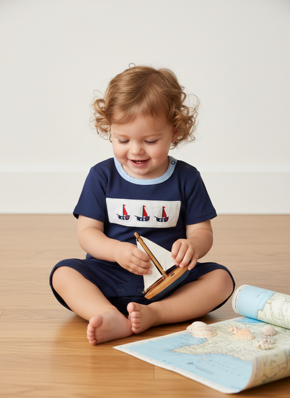 Nautical Dreams baby romper