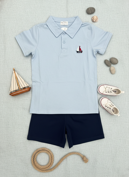 Sailboat polo shirt
