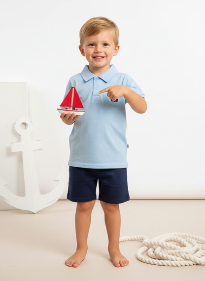 Sailboat polo shirt