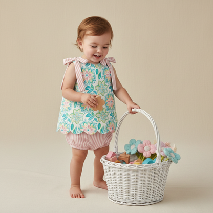 Tropical Garden Baby Outfit Set (preorder) ETA June
