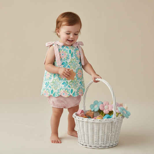 Tropical Garden Baby Outfit Set (preorder) ETA June