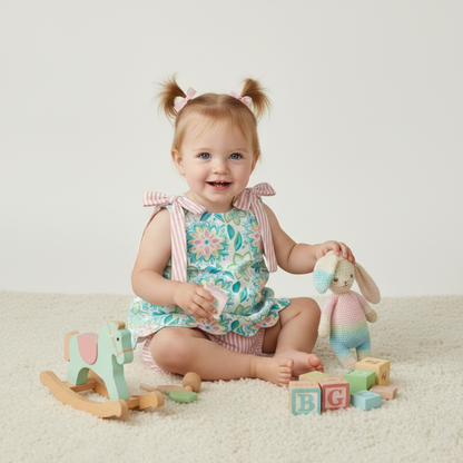 Tropical Garden Baby Outfit Set (preorder) ETA June